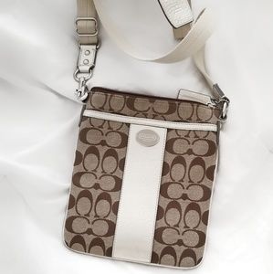 Coach | Mini Swingpack Canvas Crossbody + Wallet